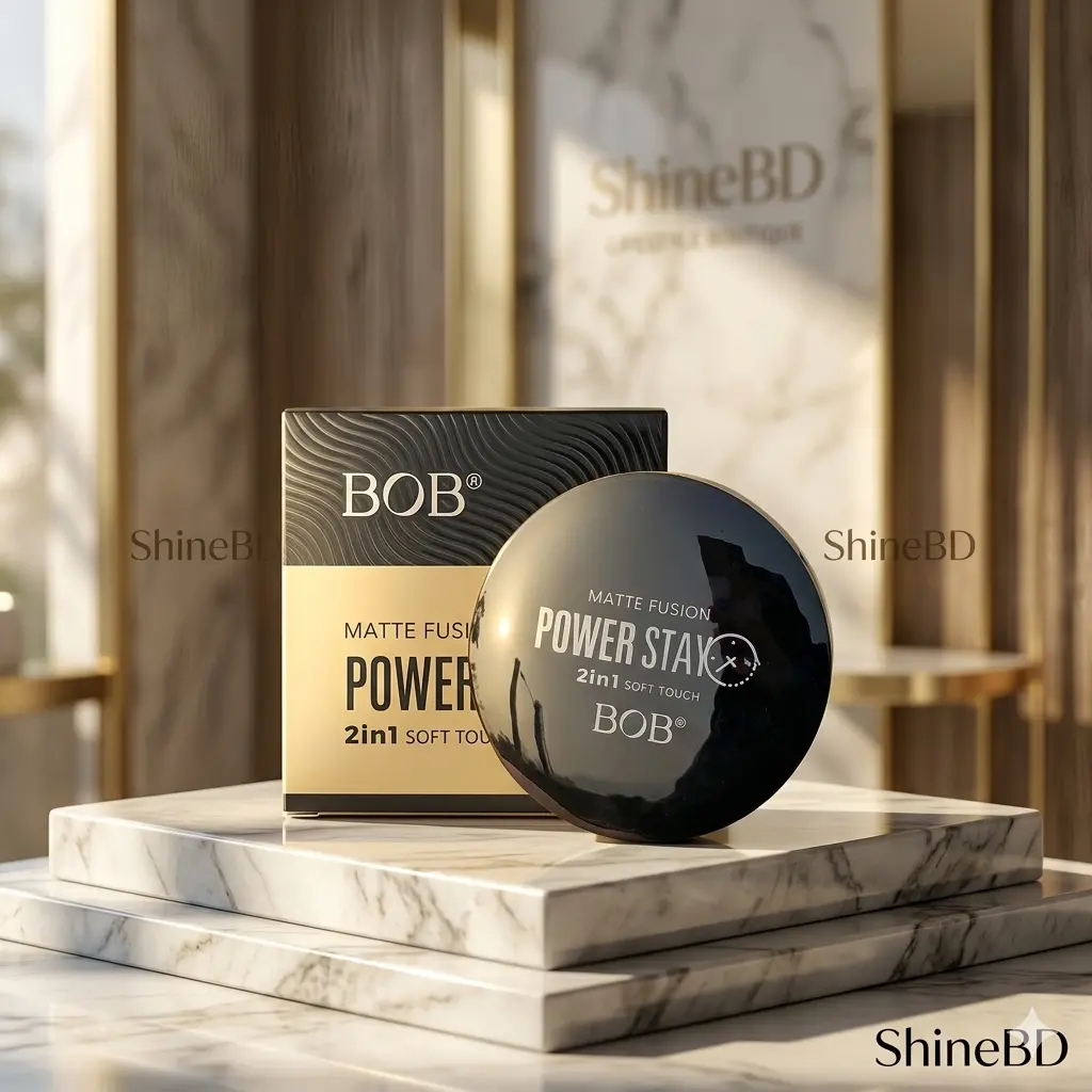 Bob Power Stay 2 in 1 Compact Powder