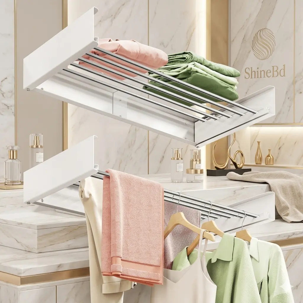 Foldable Laundry Drying Rack