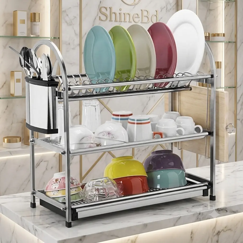 3 Layer Dish Rack