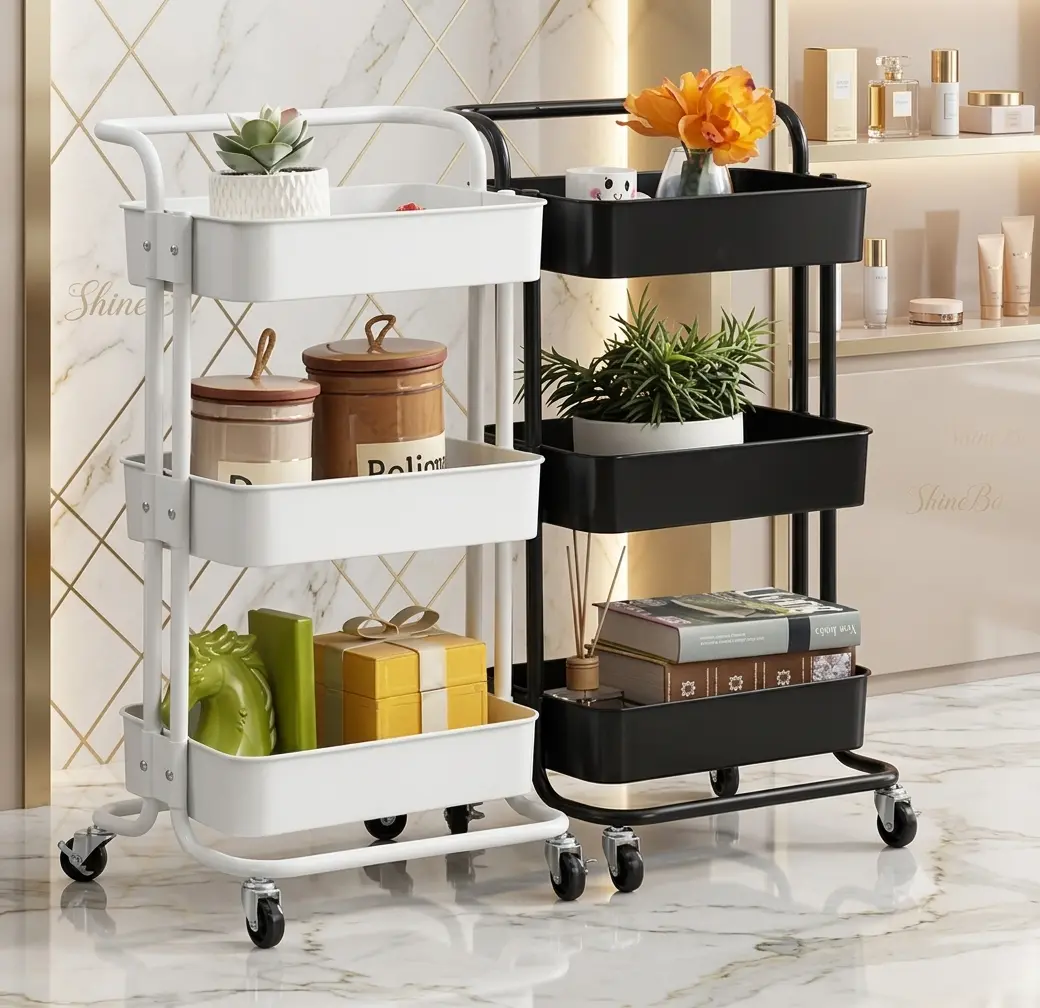 4 Tiers Rectangular Storage Rack