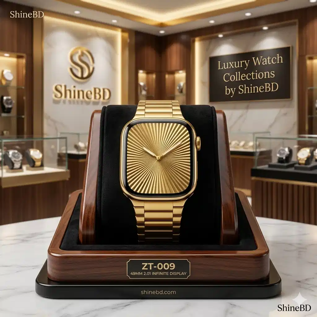 Premium Golden Edition Smartwatch Sale - Series 10 (ZT-009)