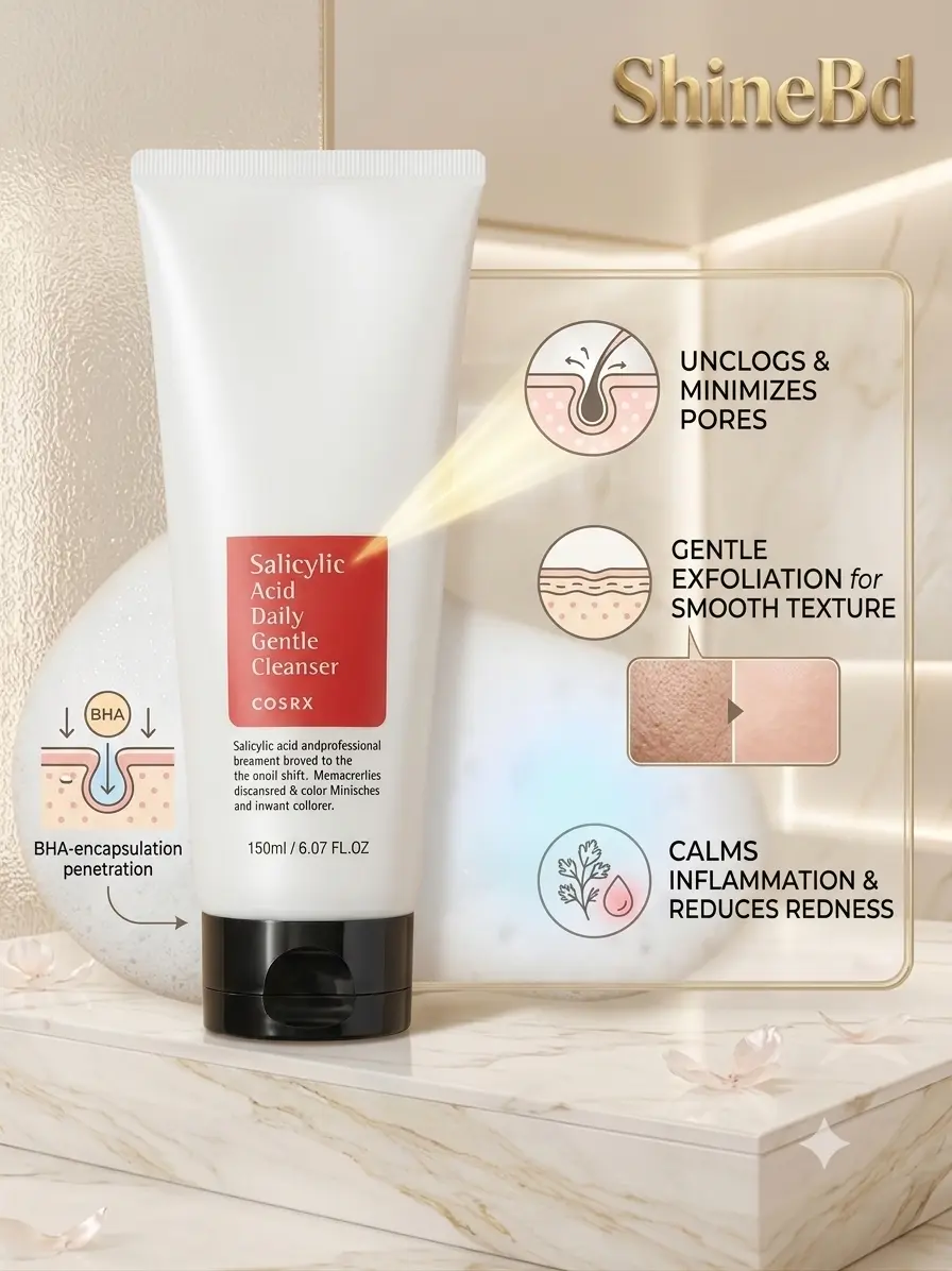 Salicylic acid daily gentle cleanser