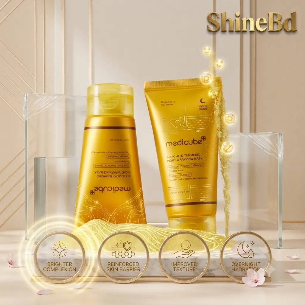 Medicube kojic acid Turmaric night wrapping mask