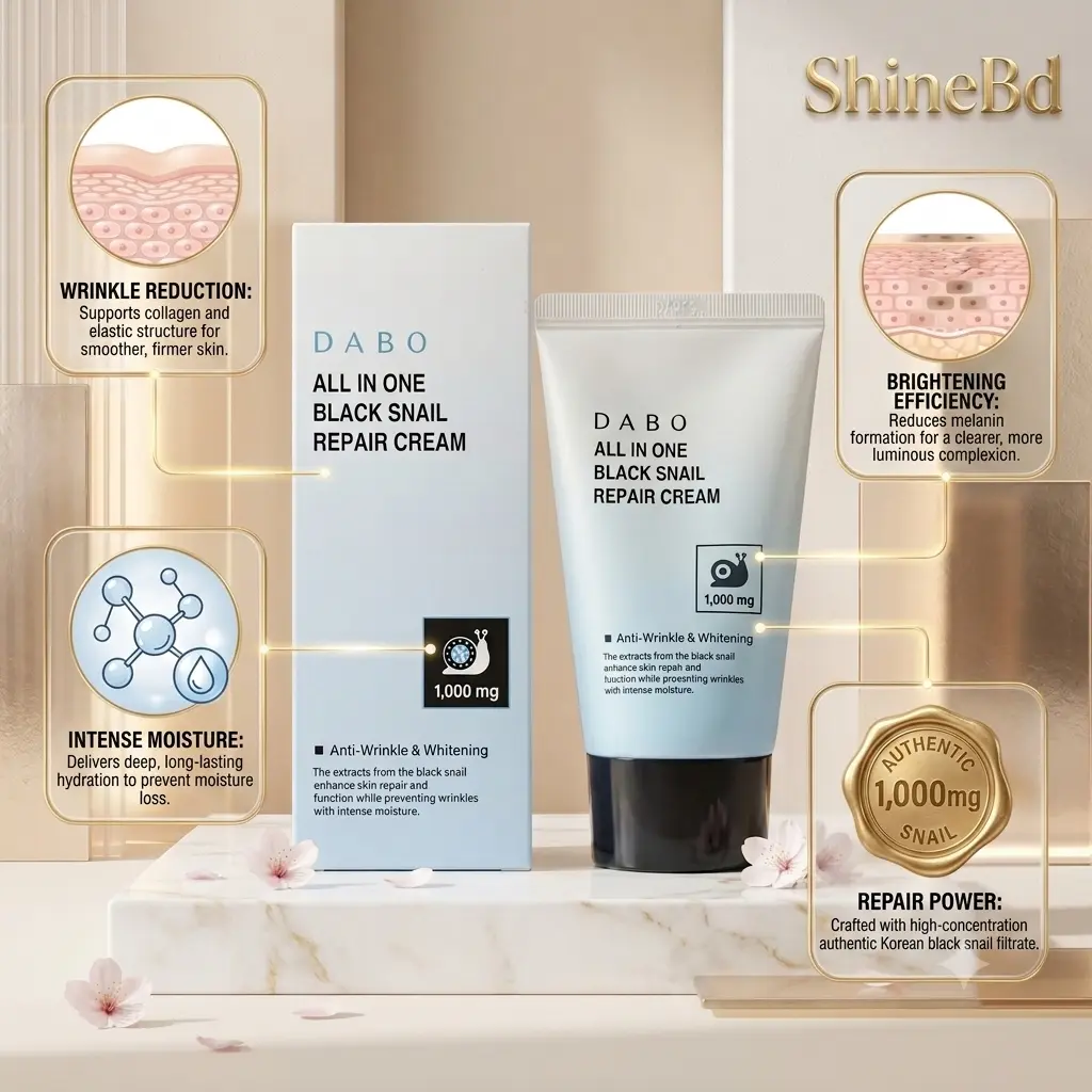 Dabo all in one black snail repair cream 50 ml \ 100ml