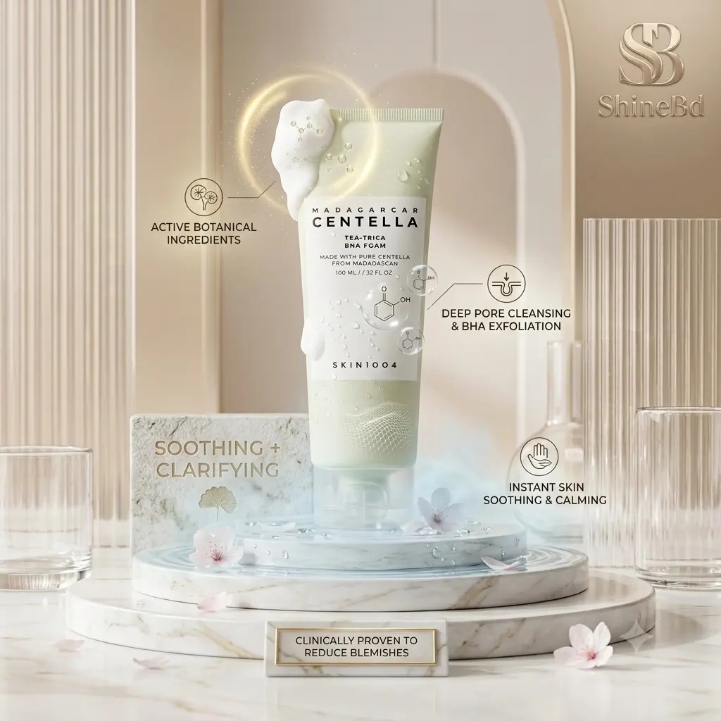 Centella tea trica bha foam
