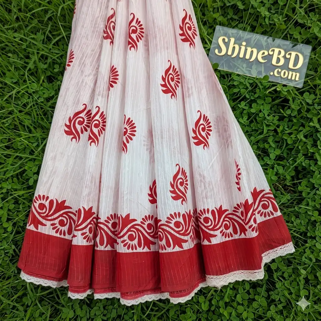 Festive Special Premium Half-Silk Print Saree Combo