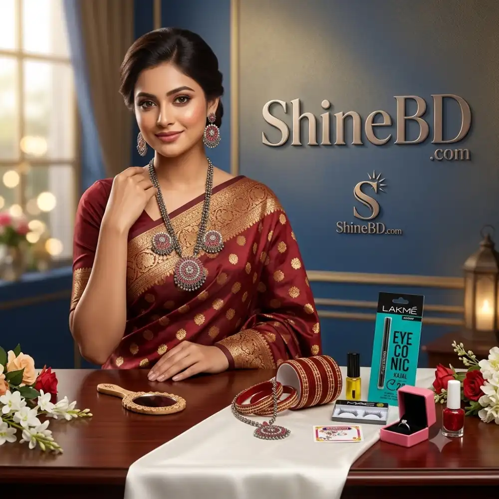Premium Silk Katan Saree Combo Set - Maroon