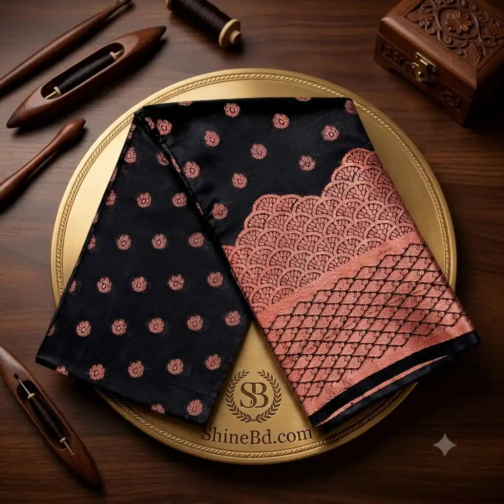 Premium Silk Katan Saree – Exclusive Design (Multiple Colors Available)
