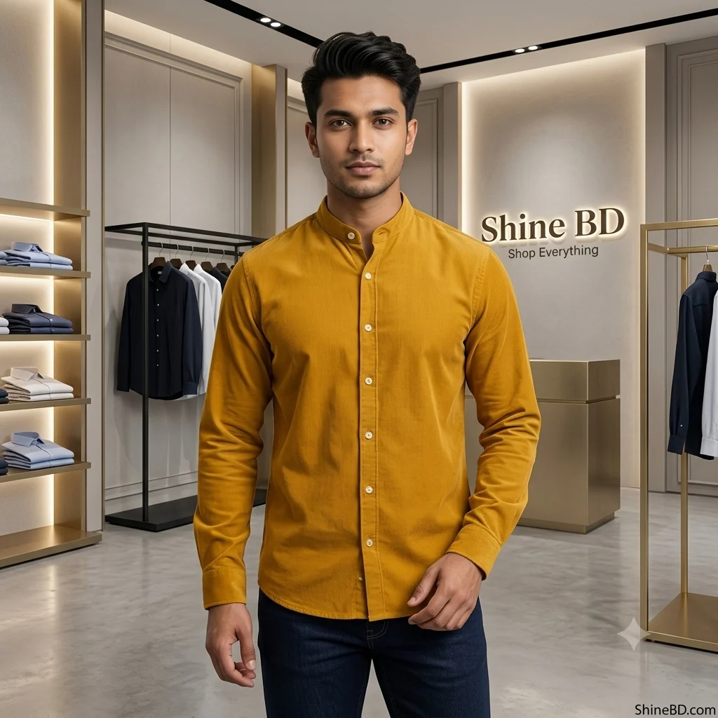 Premium Stylish Ban Colour Shirt