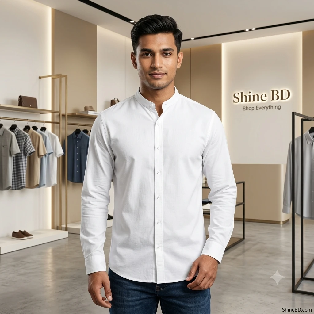 Premium Stylish Ban Colour Shirt