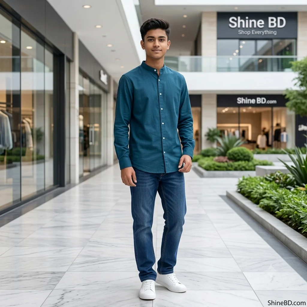 Premium Stylish Ban Colour Shirt
