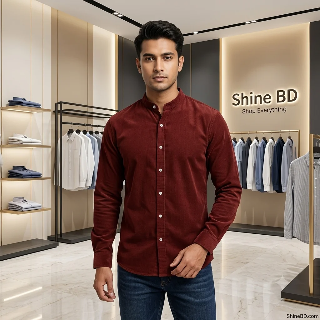 Premium Stylish Ban Colour Shirt