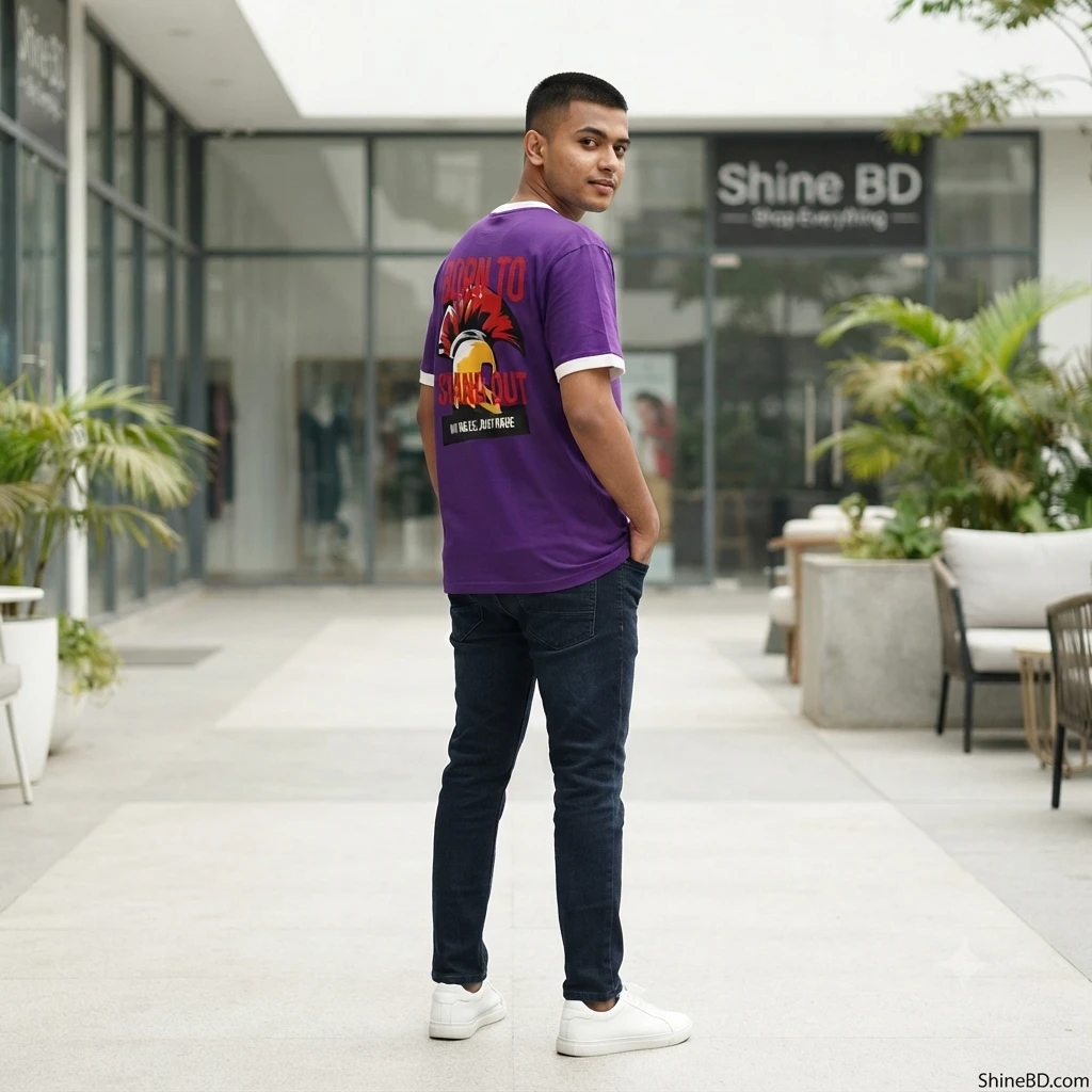 Premium Streetwear Drop Shoulder T-shirt for Men