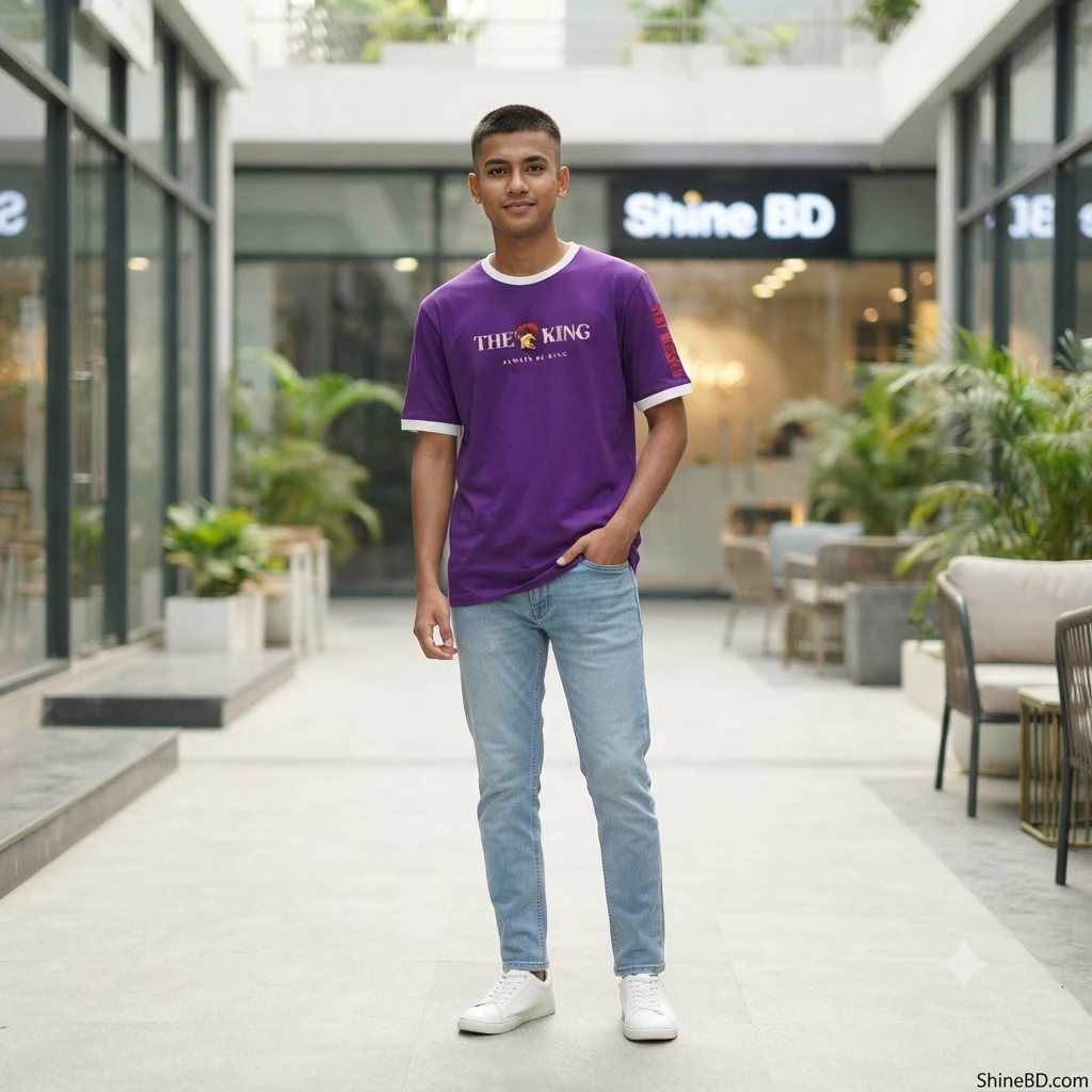 Premium Streetwear Drop Shoulder T-shirt for Men