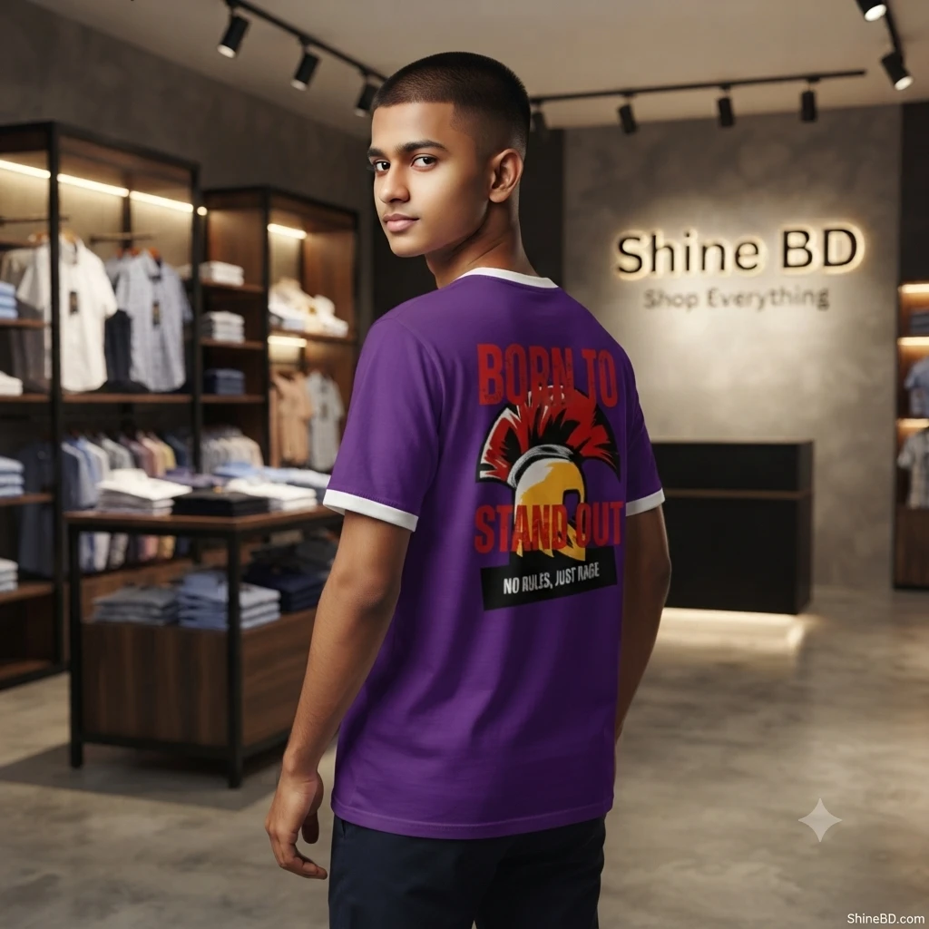 Premium Streetwear Drop Shoulder T-shirt for Men
