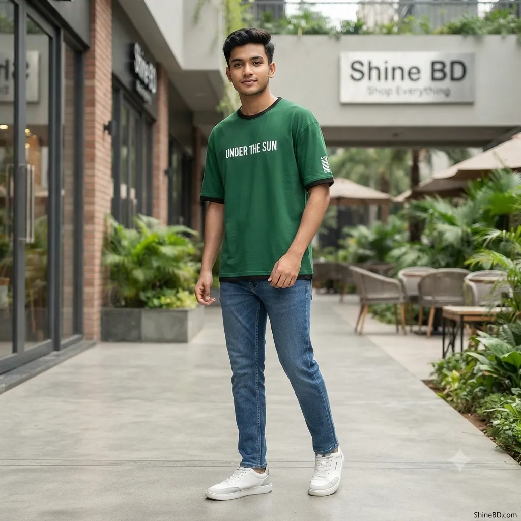 Premium Streetwear Drop Shoulder T-shirt for Men