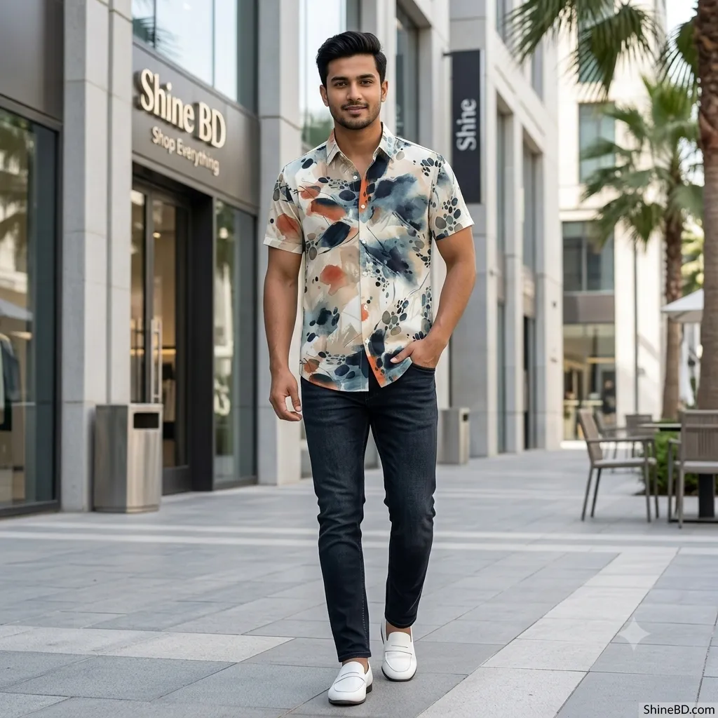 Stylish Half Sleeve Shirt