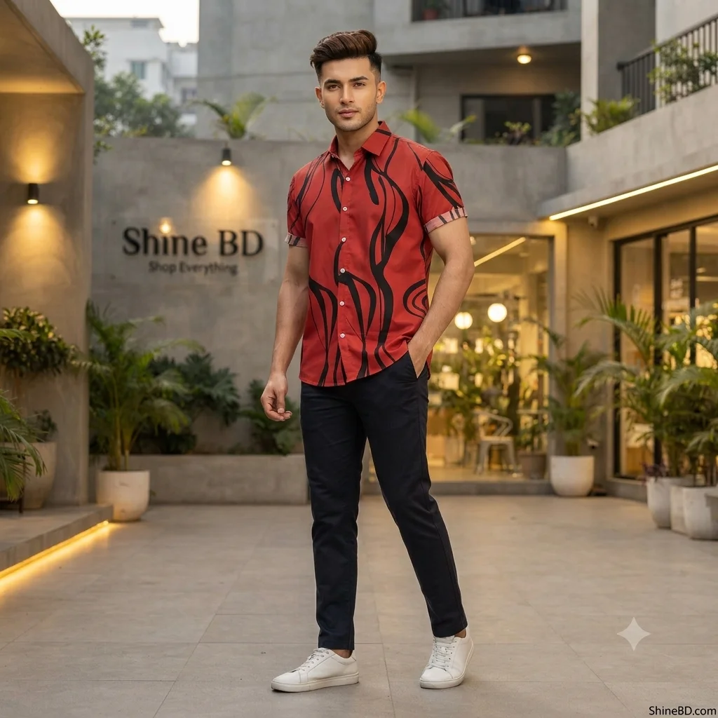 Stylish Half Sleeve Shirt