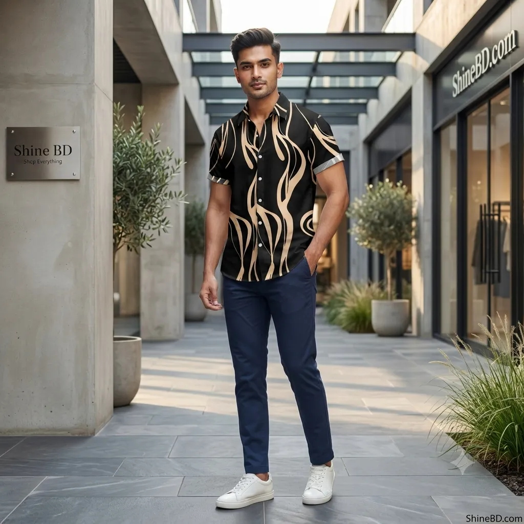 Stylish Half Sleeve Shirt