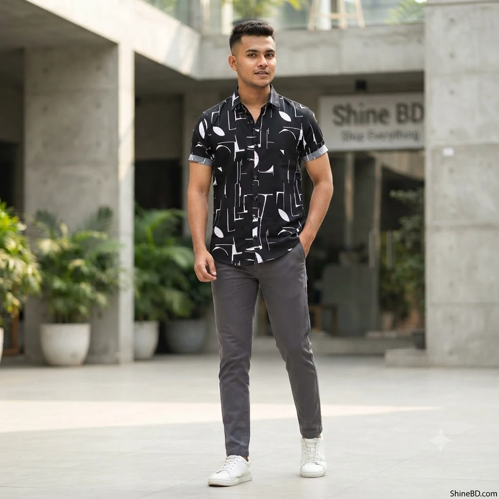 Stylish Half Sleeve Shirt