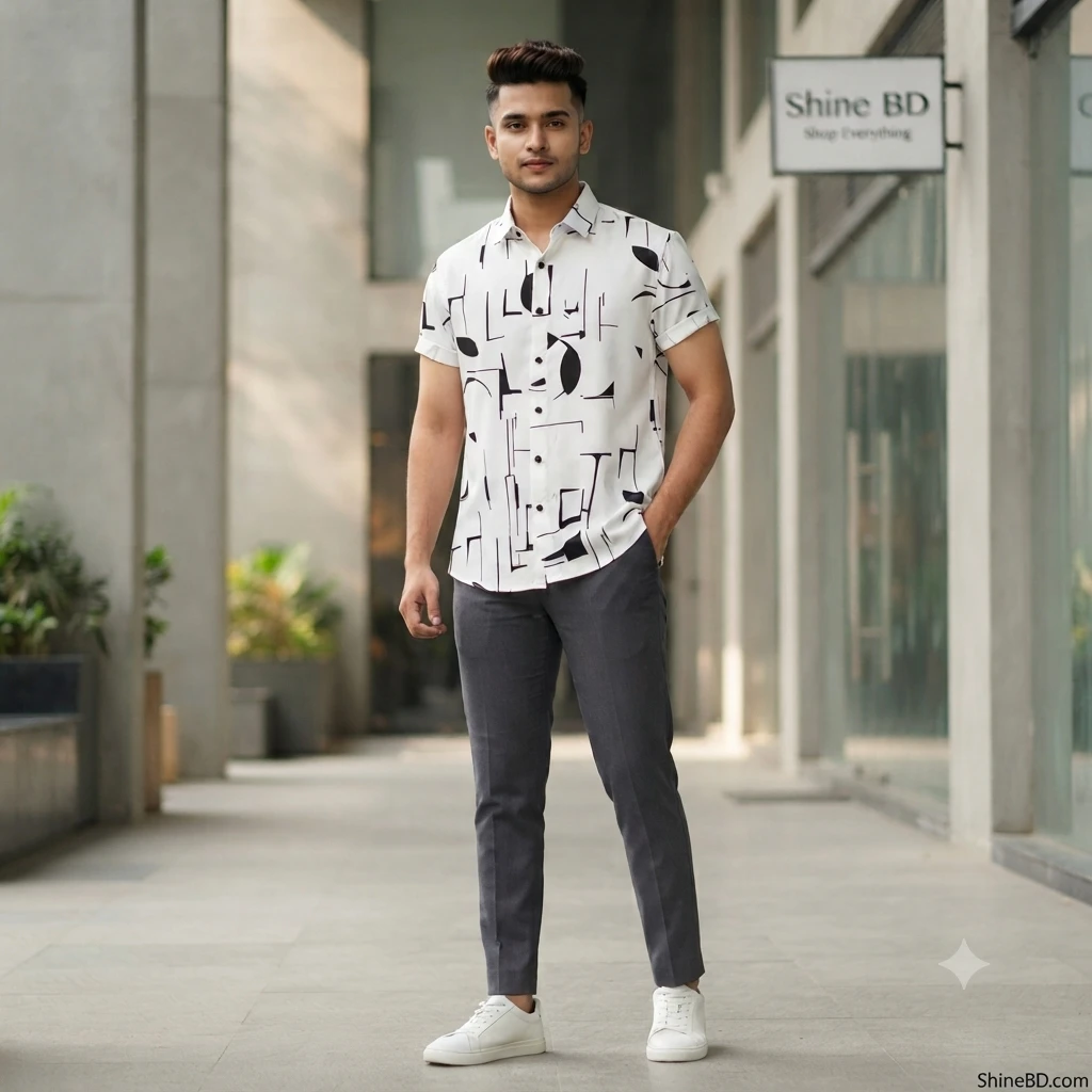 Stylish Half Sleeve Shirt