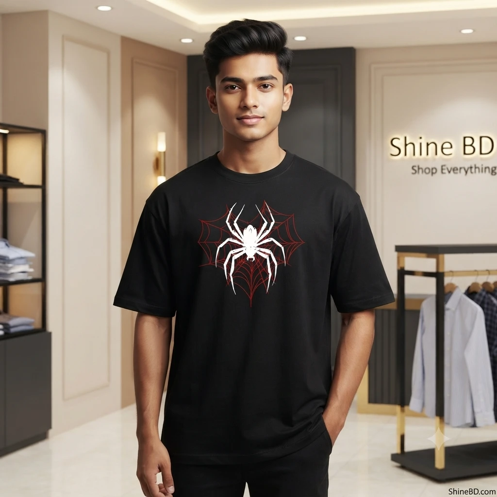 Men's Stylish Premium Drop Shoulder - Black