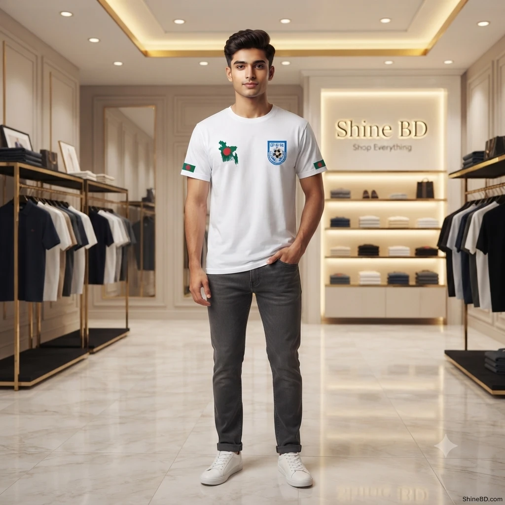 Bangladesh Football Edition Premium Drop-Shoulder