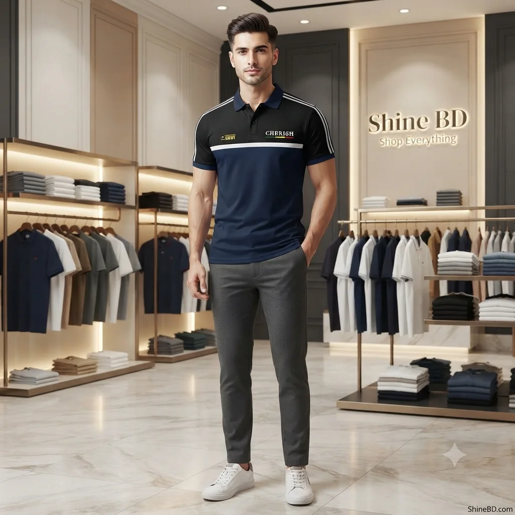 Cotton Polo Shirt For Men's