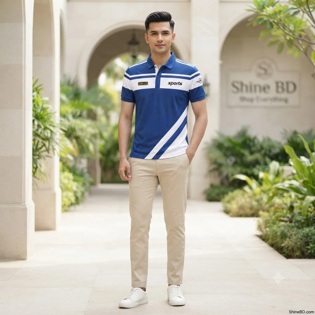 Cotton Polo Shirt For Men's