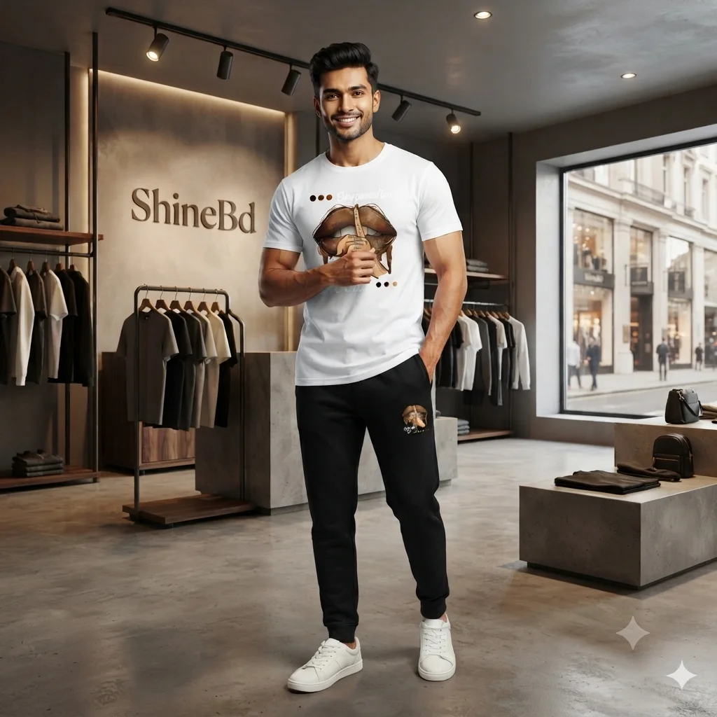 Trendy Mash T-Shirt Trouser Combo