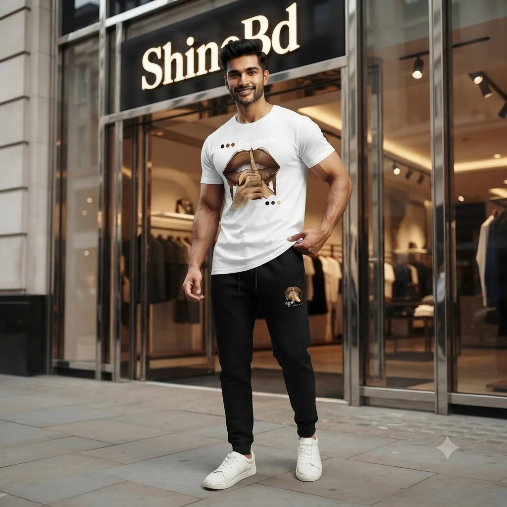 Trendy Mash T-Shirt Trouser Combo