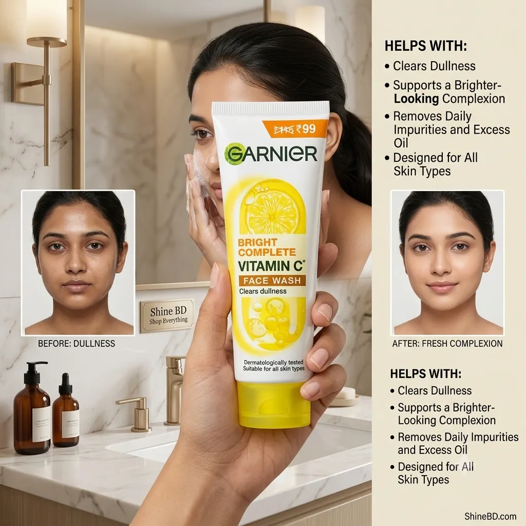 Garnier Bright Complete Vitamin C Face Wash