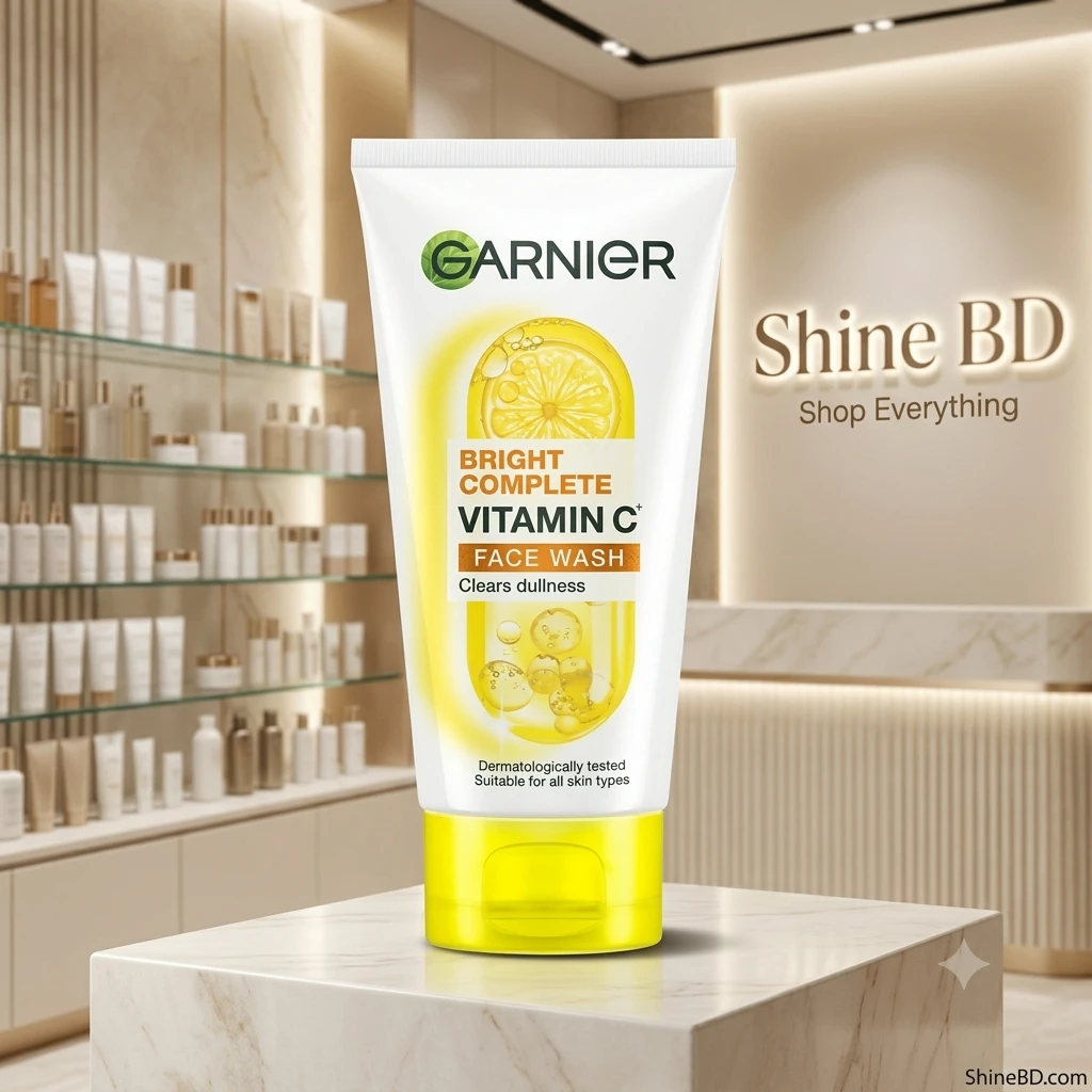 Garnier Bright Complete Vitamin C Face Wash.