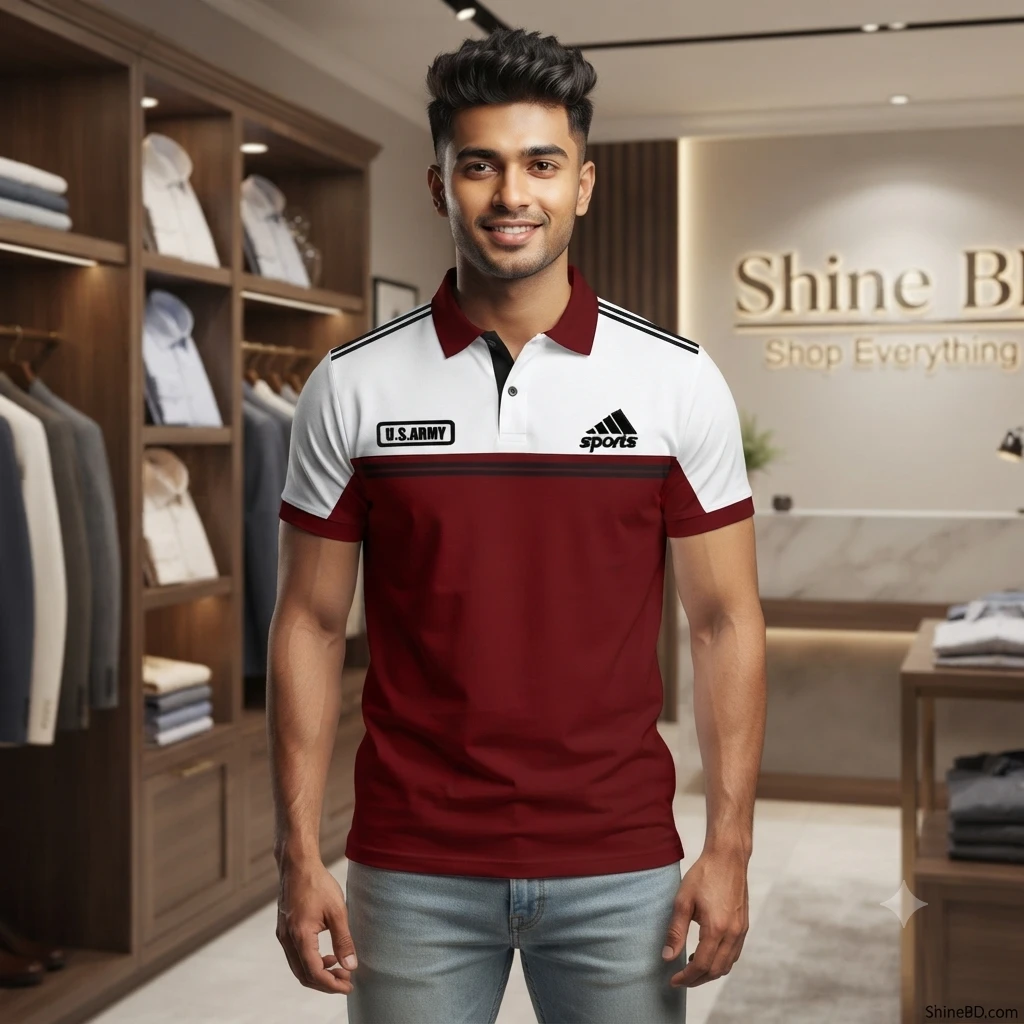 Cotton Polo Shirt For Men's