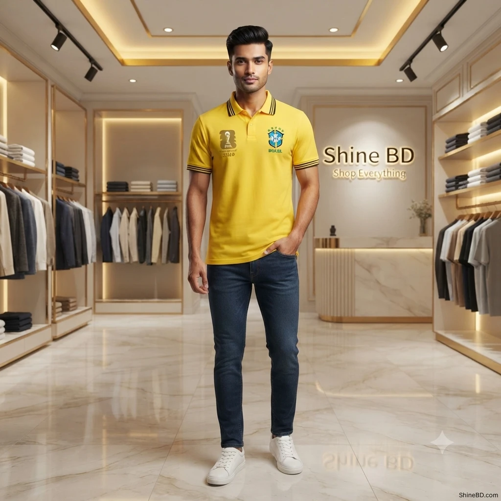 Premium Jersey Polo Shirt - FIFA World Cup 2026 Brazil Edition