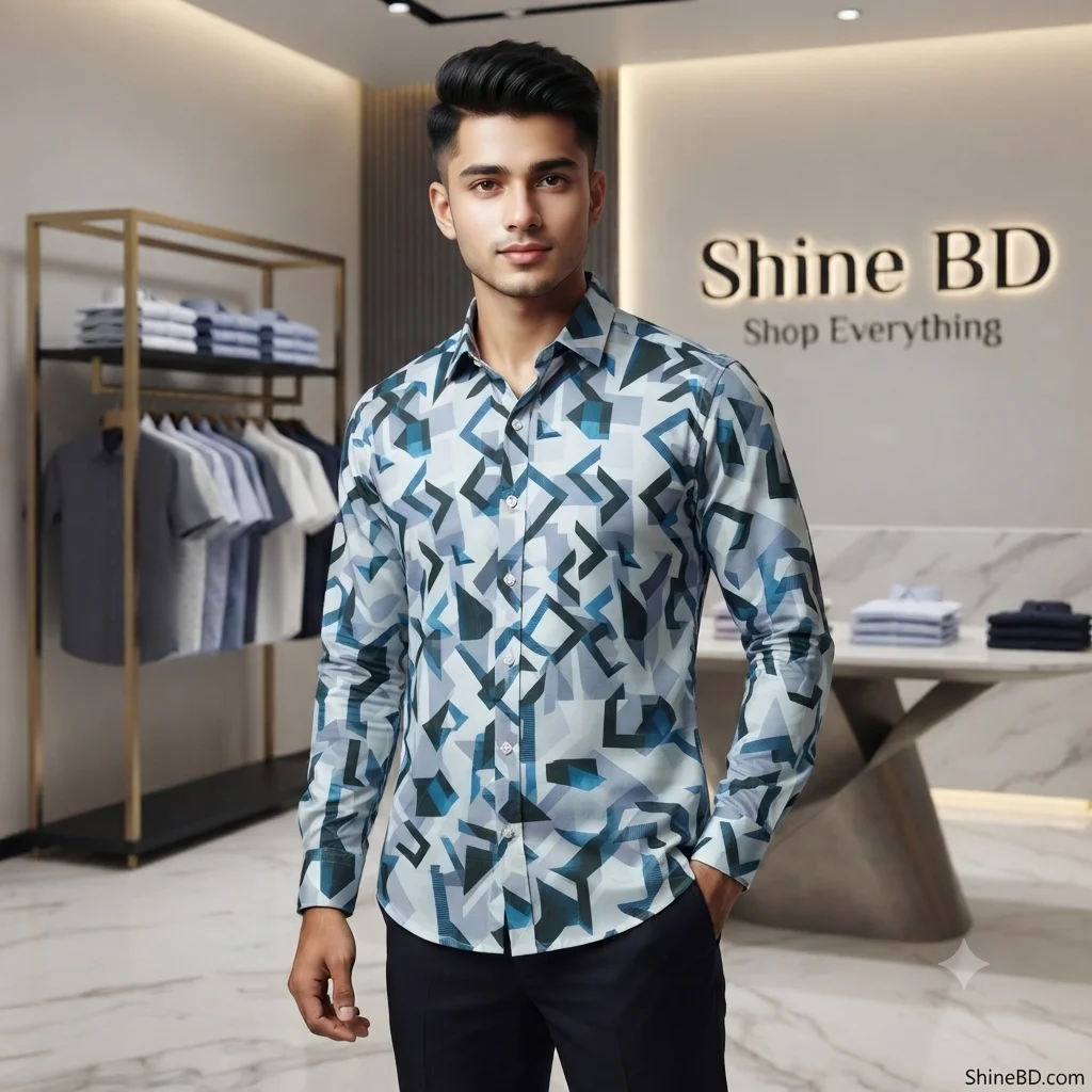 Stylish  Floral Print full sleeve 𝐒𝐡𝐢𝐫𝐭𝐬