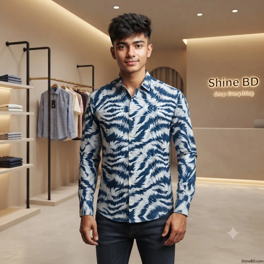 Stylish premium  Floral Print full sleeve 𝐒𝐡𝐢𝐫𝐭𝐬
