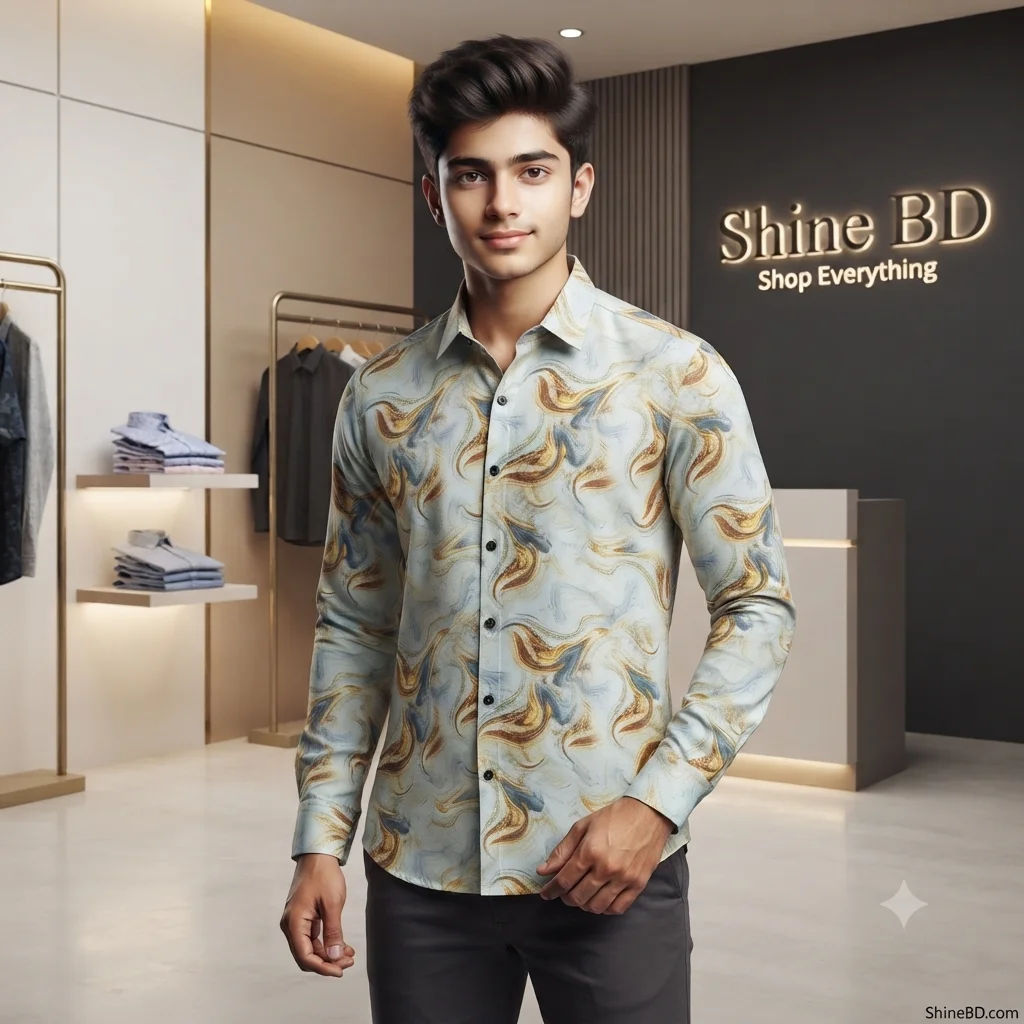 Stylish premium  Floral Print full sleeve 𝐒𝐡𝐢𝐫𝐭𝐬