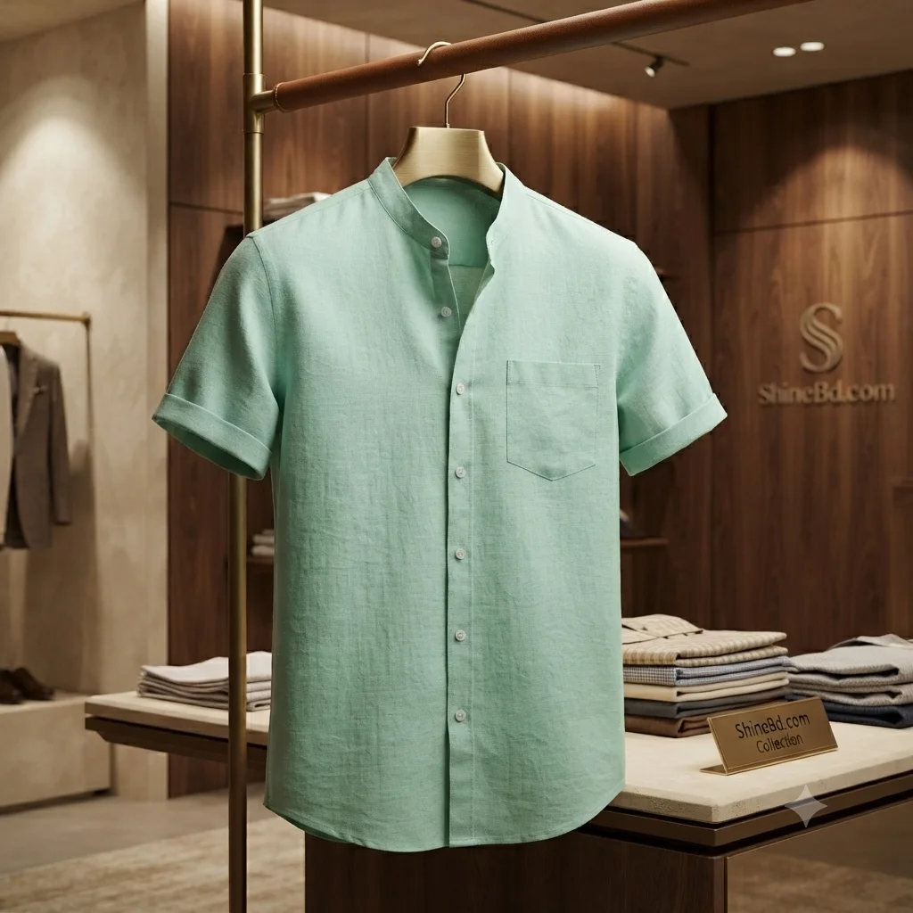 Fashionable half-sleeve shirt for men ( Paste)
