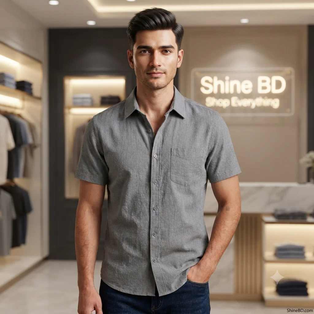 kaizar cotton Half Sleev Shirt For Men's