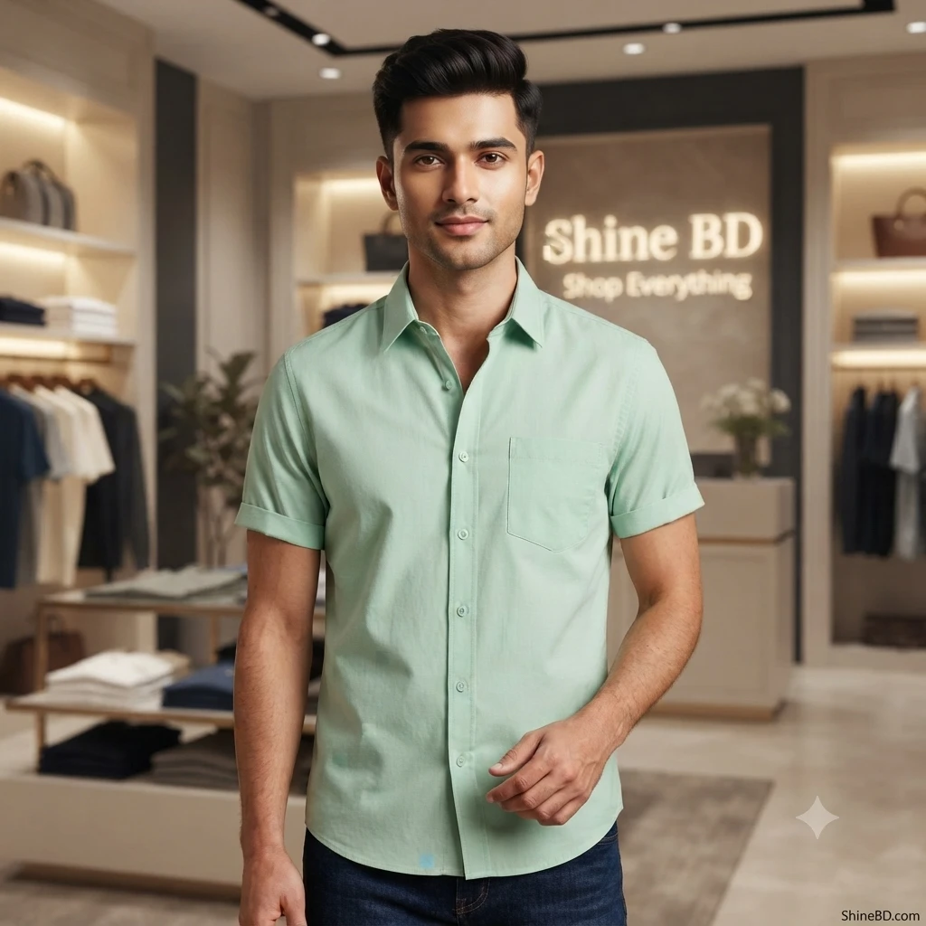 kaizar cotton Half sleeves Shirt For Men's