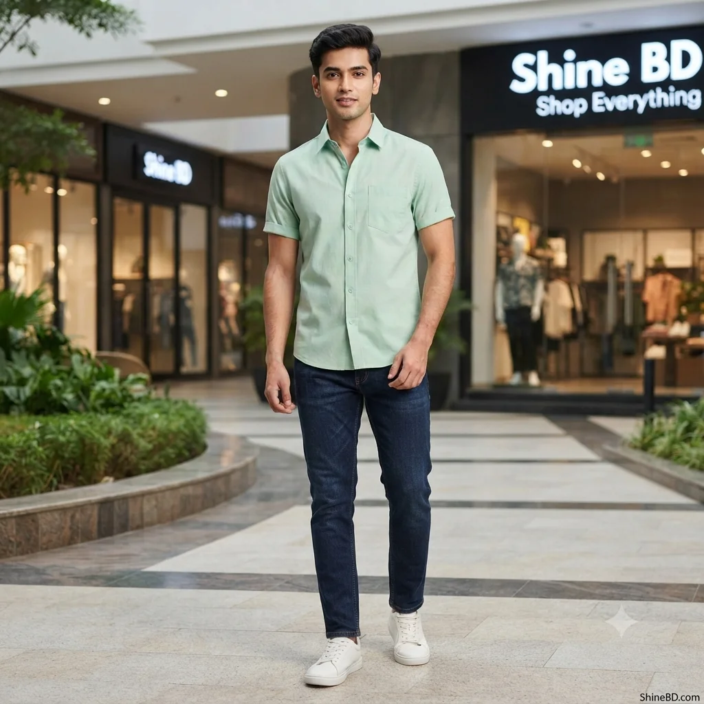 kaizar cotton Half sleeves Shirt For Men's