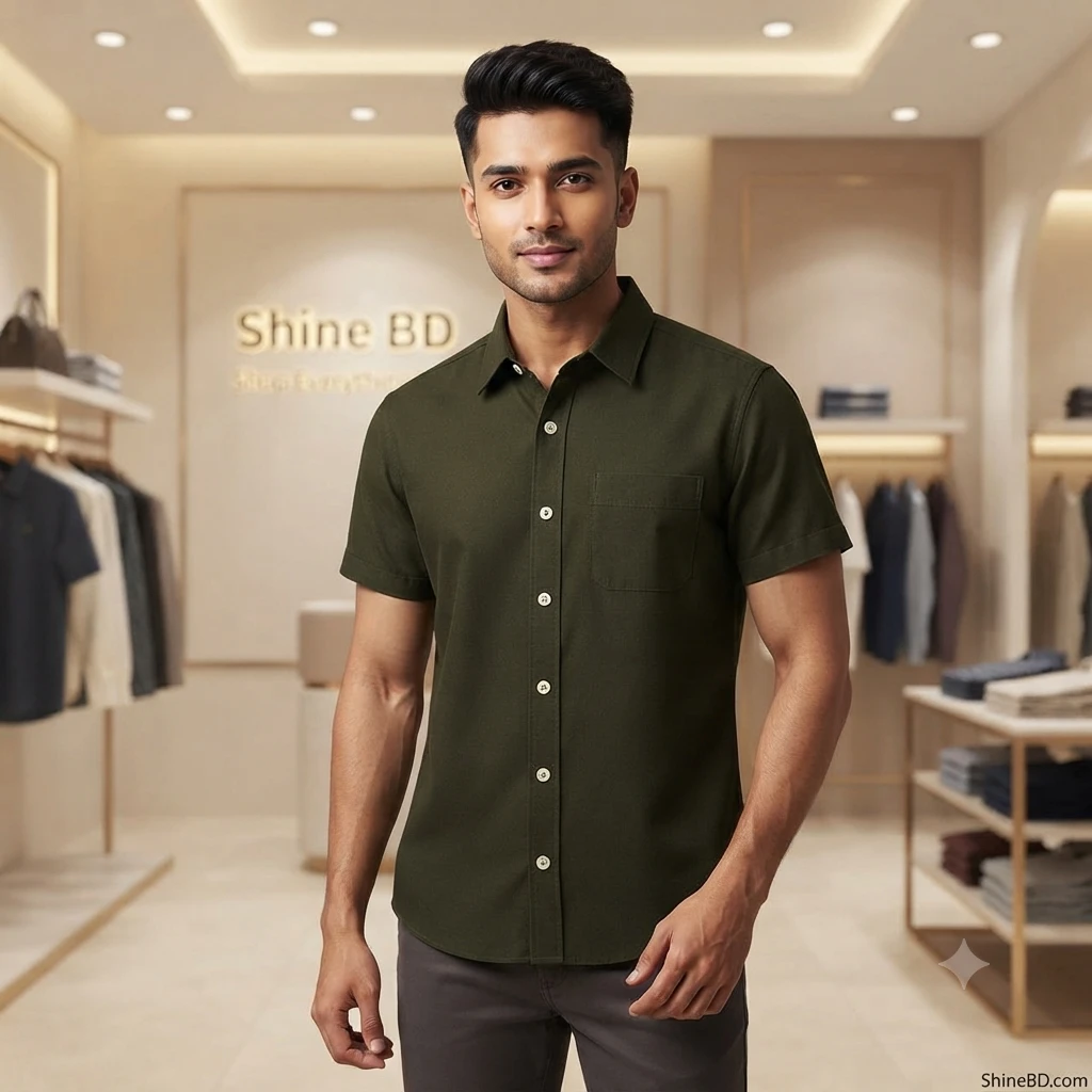 kaizar cotton Half sleeves Shirt For Men's