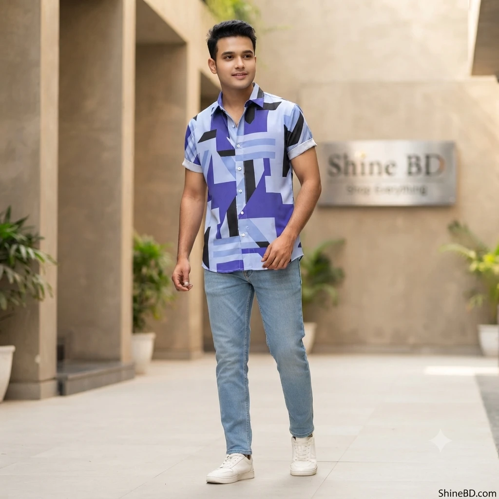Stylish Half Sleeve Shirt