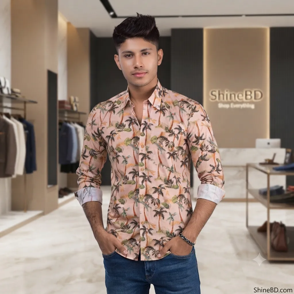 Stylish premium  Cotton Print Shirts