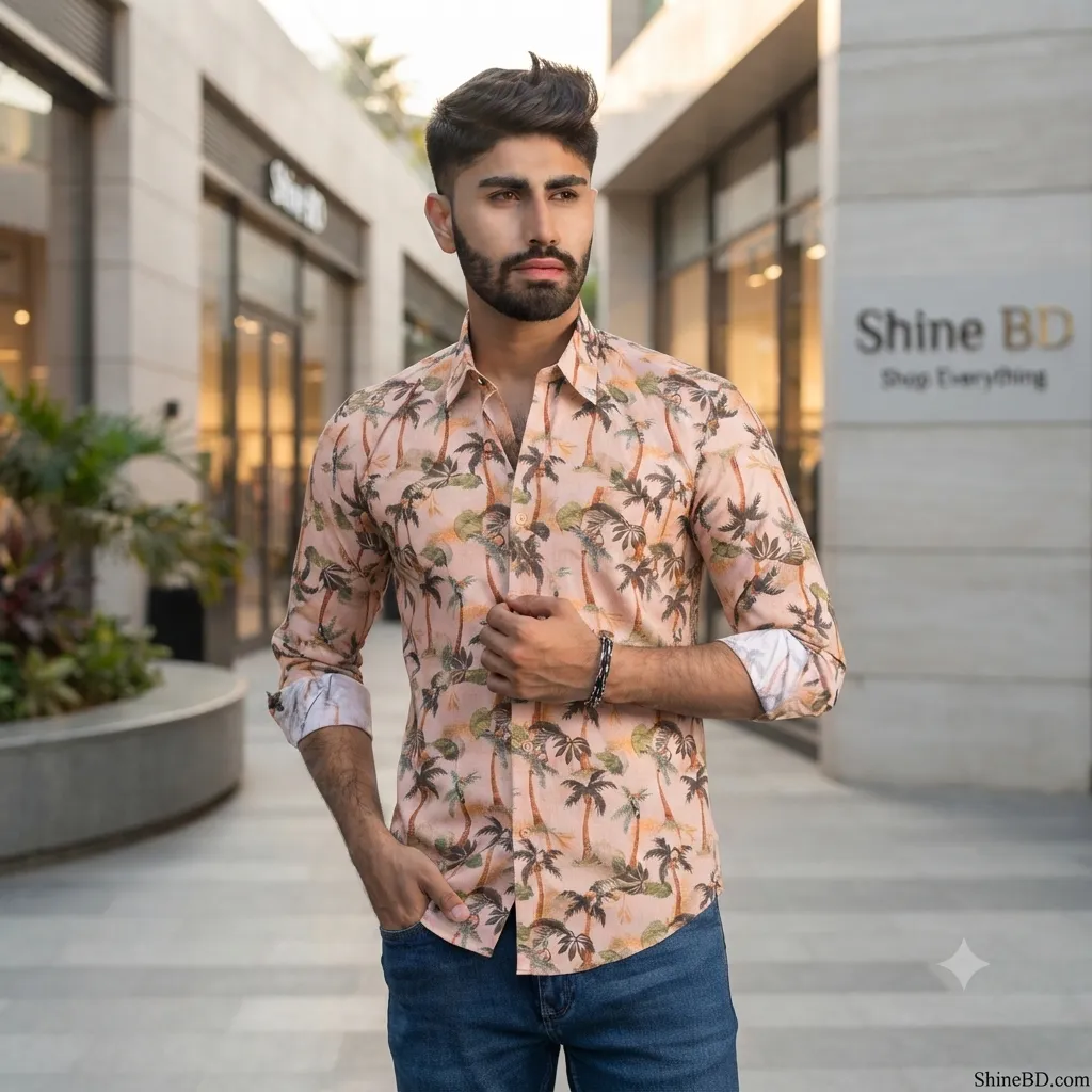 Stylish premium  Cotton Print Shirts