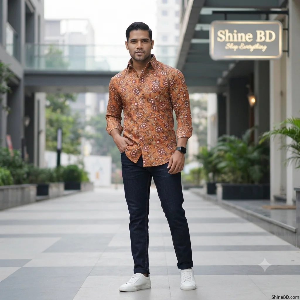 Style premium  Cotton Print Shirts