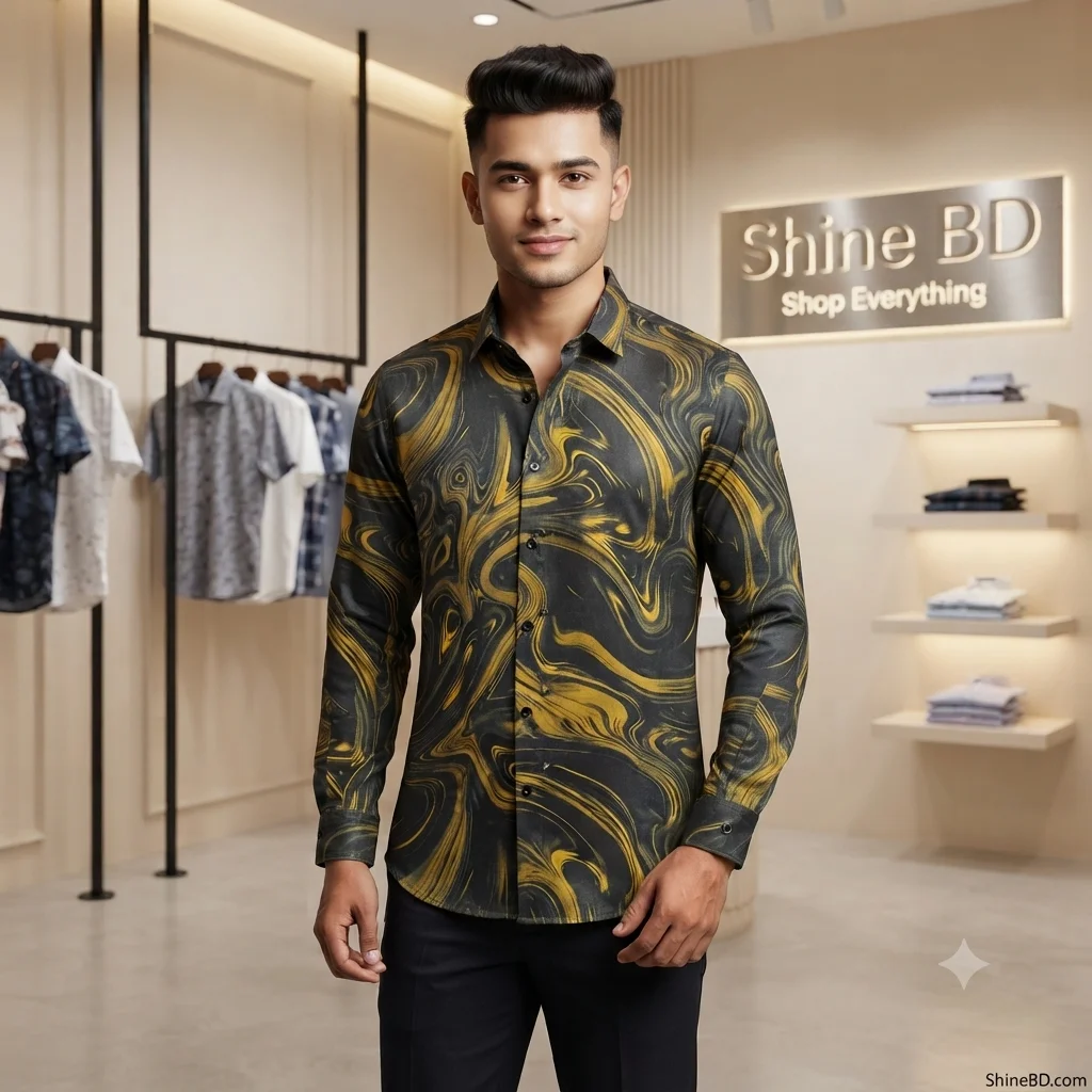 Style premium full sleeves  Cotton Print Shirts