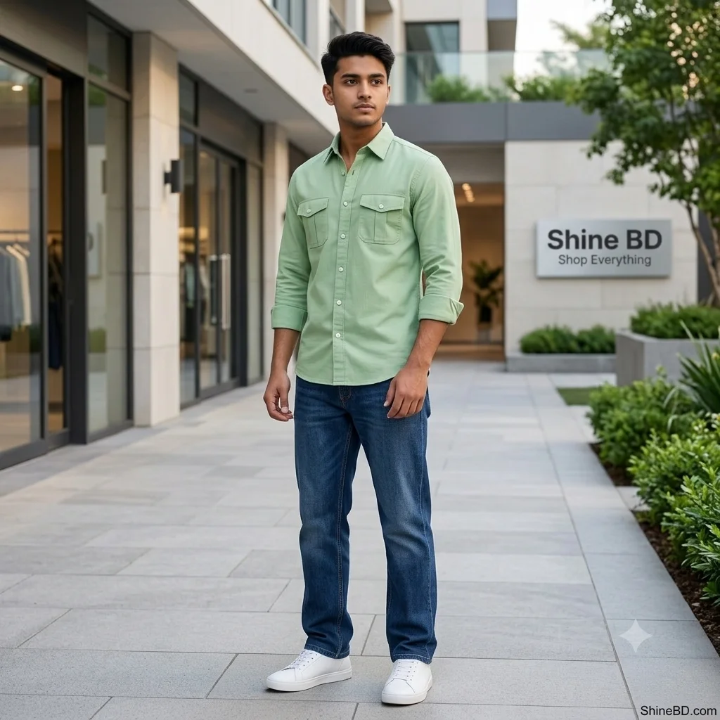 Full sleeves double pocket Shirt