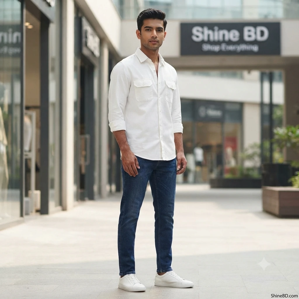 Full sleeves double pocket Shirt